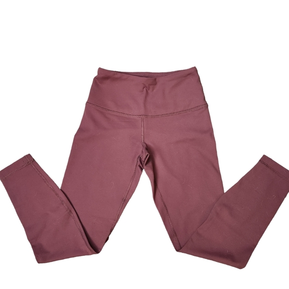 Colorfulkoala, XS, crop leggings, mauve color with pockets on each leg - Picture 4 of 5